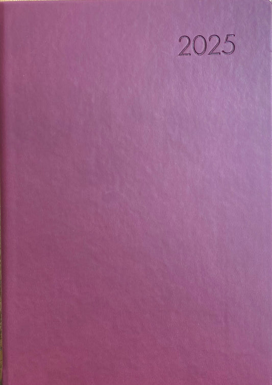 Diary 2025 Collins Rhapsody A53 Week to View Royal Purple