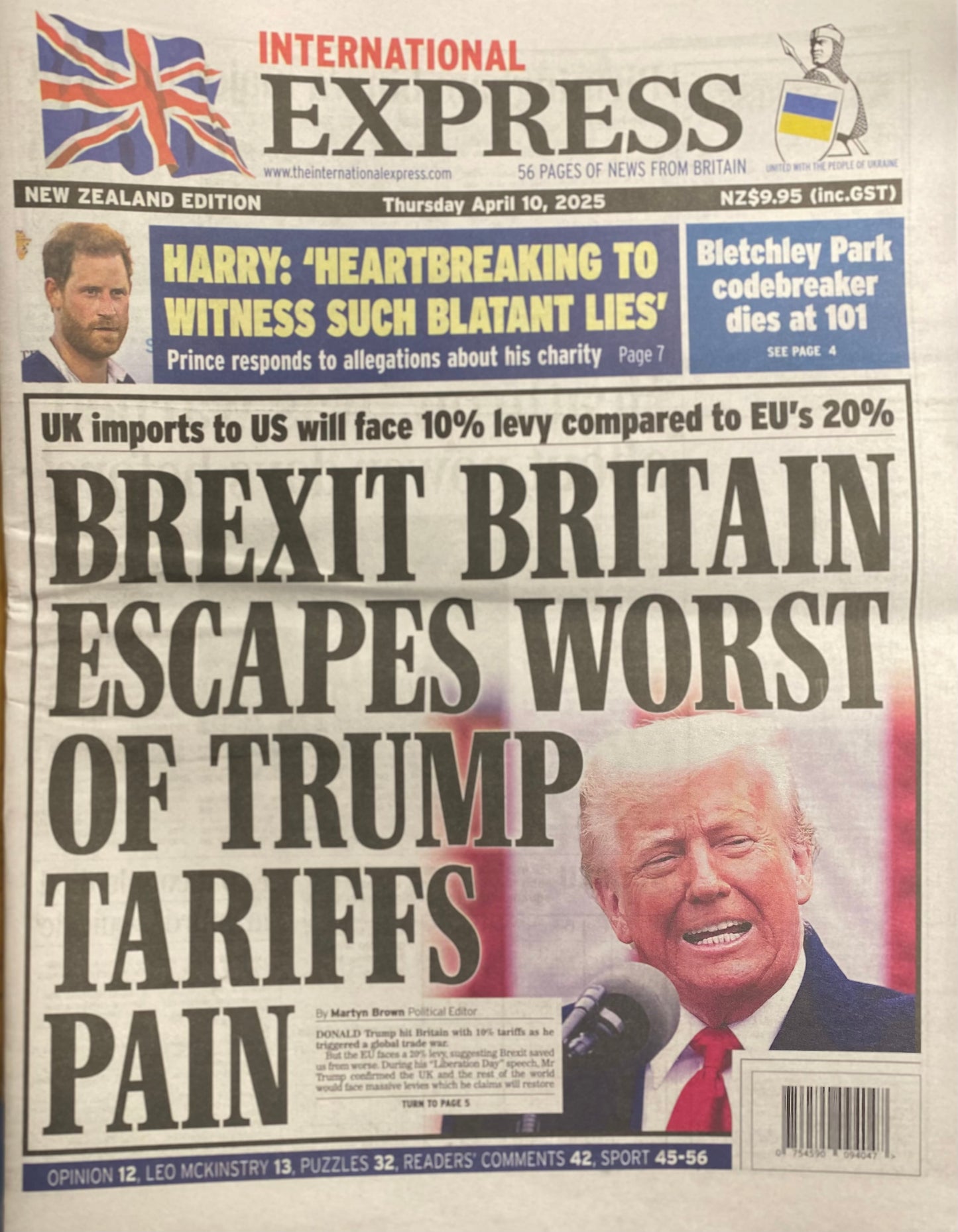 International Express Newspaper