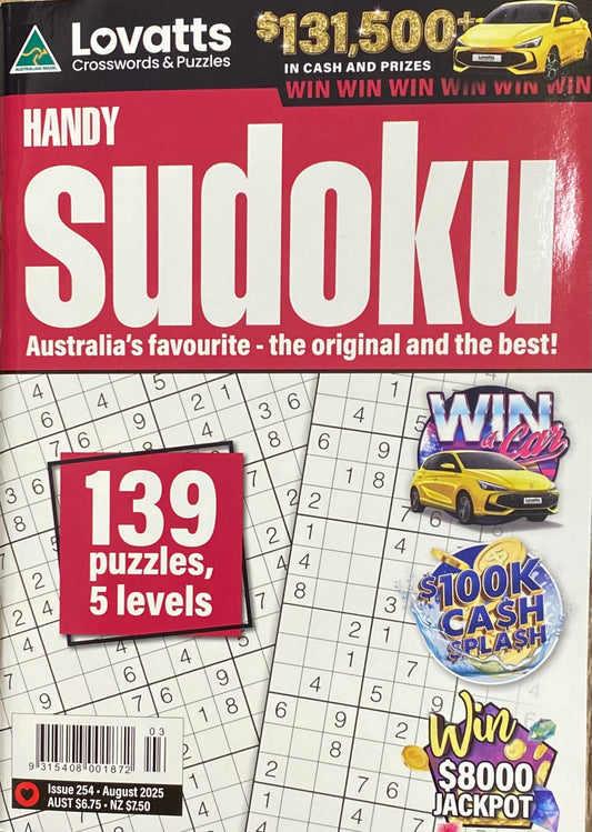 Lovatts Handy Sudoku Magazine