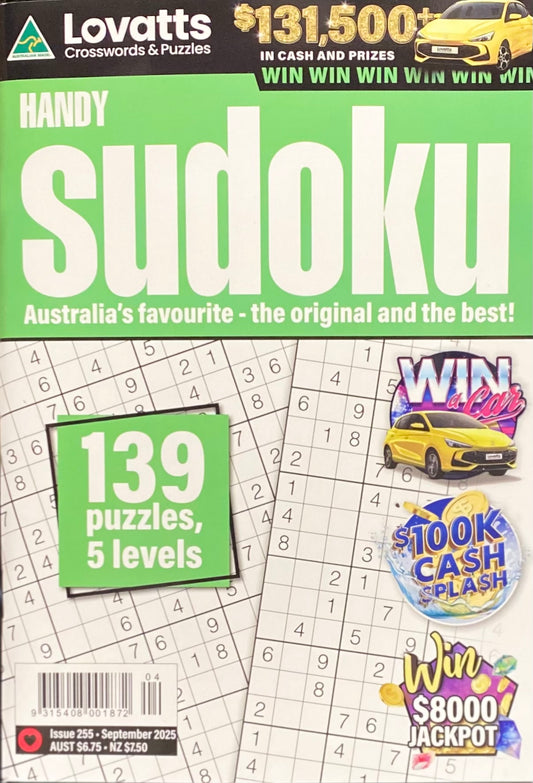 Lovatts Handy Sudoku Magazine