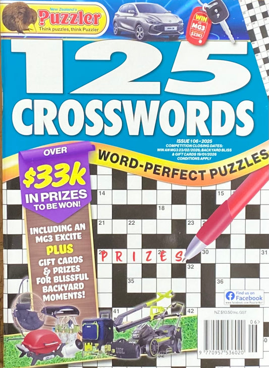 Puzzler 125 Crosswords