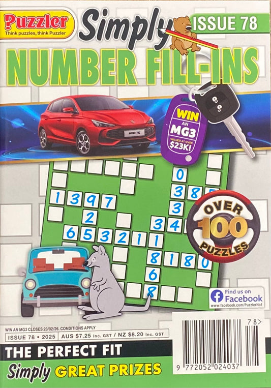 Puzzler Simply Number Fill Ins