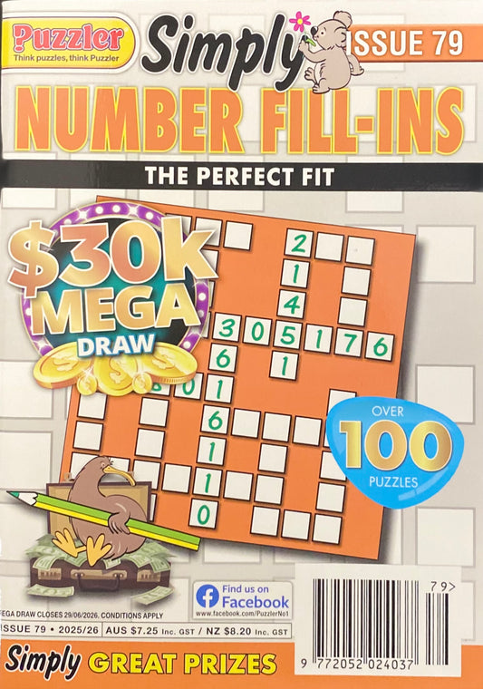Puzzler Simply Number Fill Ins