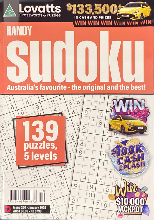 Lovatts Handy Sudoku Magazine