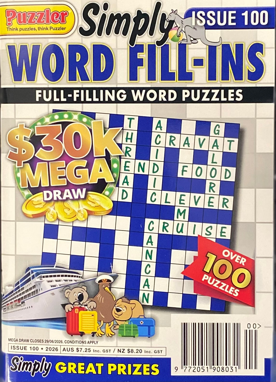 Puzzler Simply Word Fill Ins