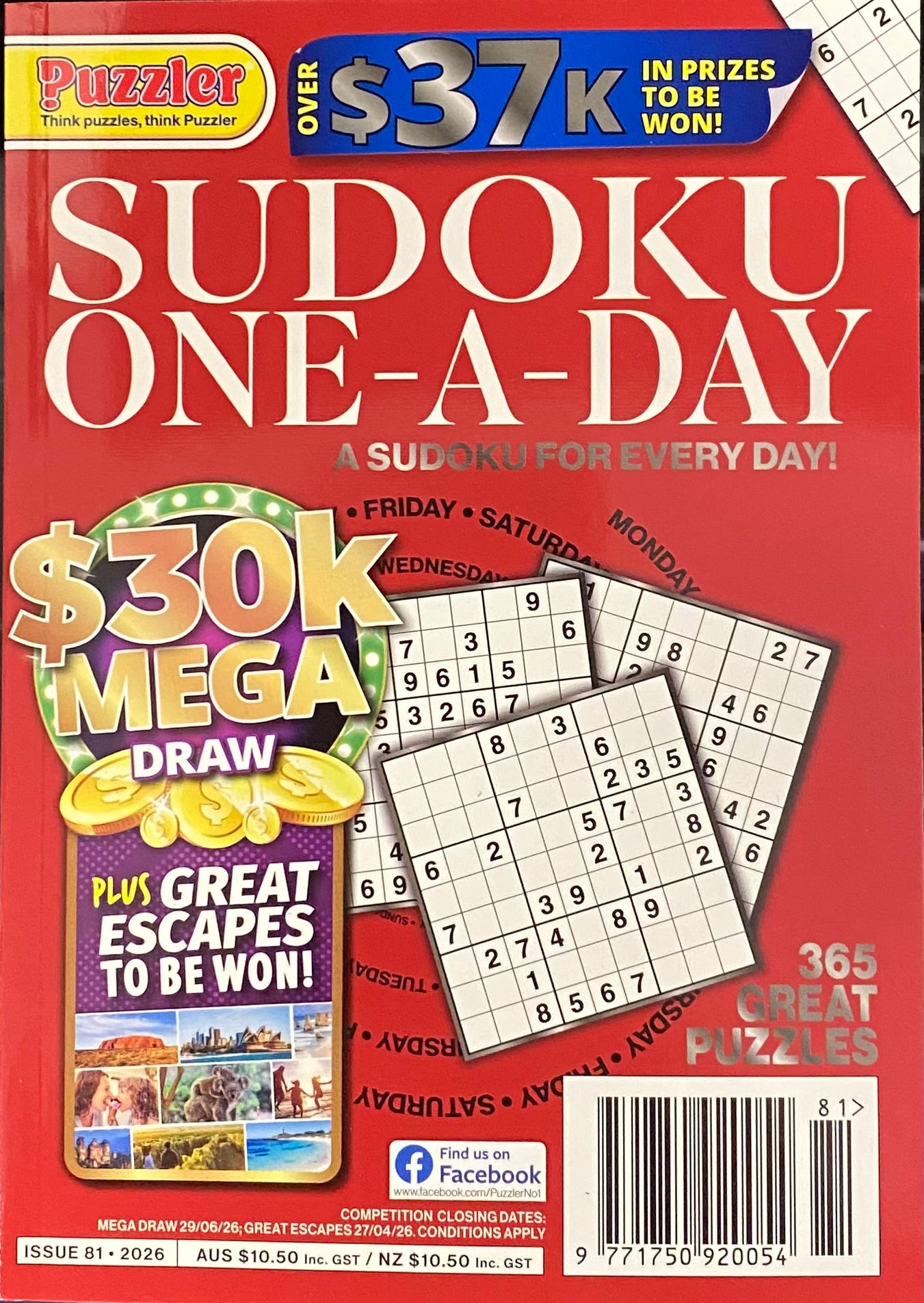 Puzzler Sudoku One A Day