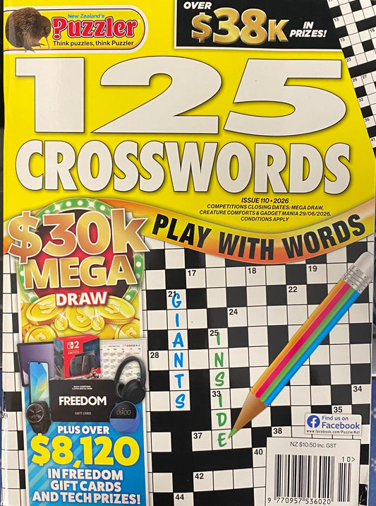 Puzzler 125 Crosswords