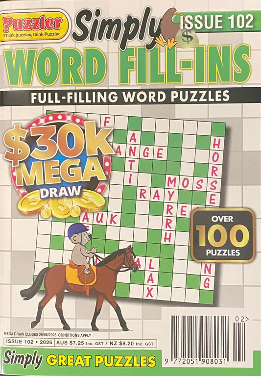 Puzzler Simply Word Fill Ins