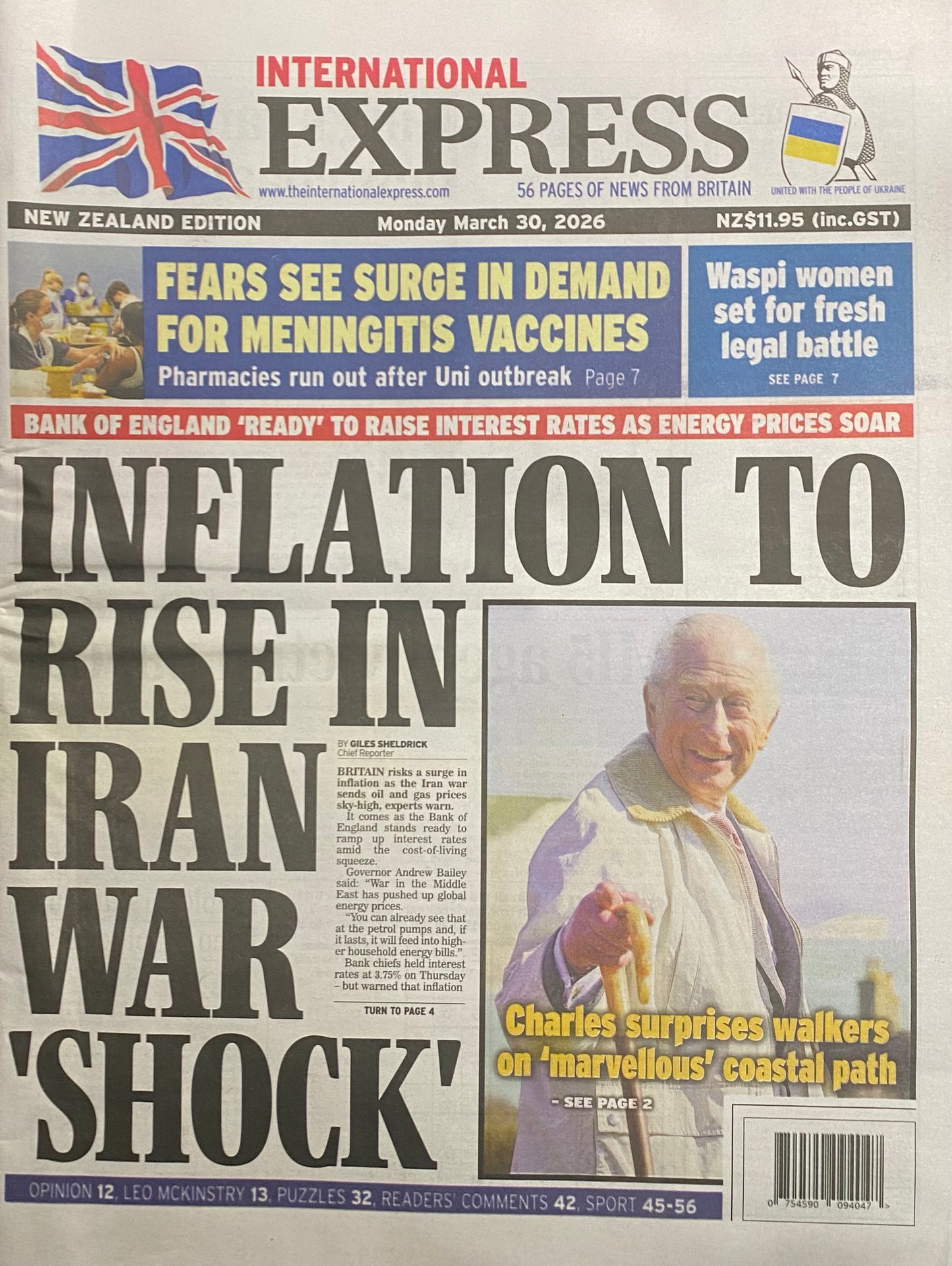 International Express Newspaper