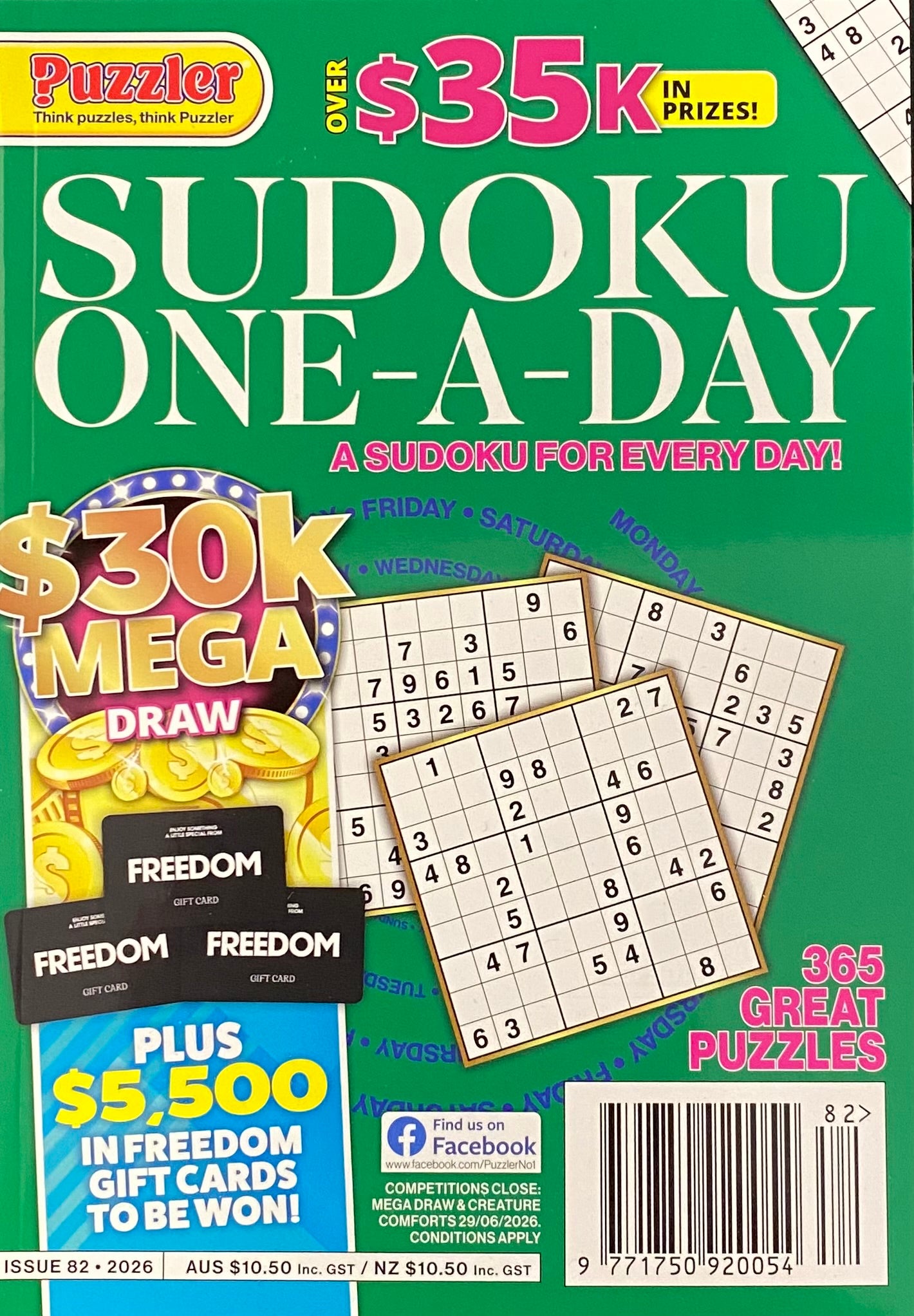 Puzzler Sudoku One A Day