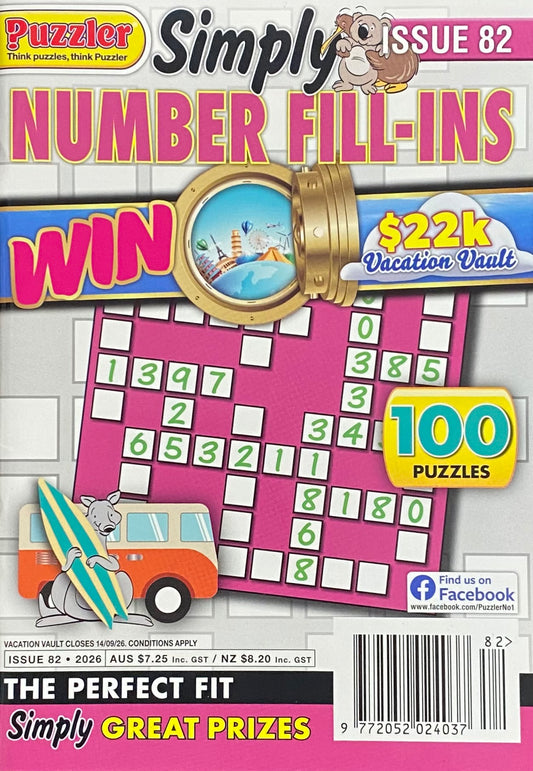 Puzzler Simply Number Fill Ins