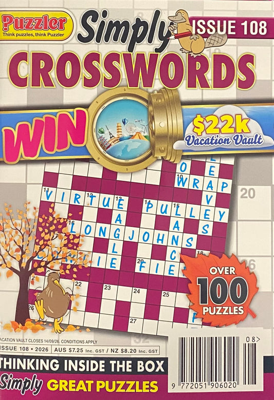 Puzzler Simply Crosswords