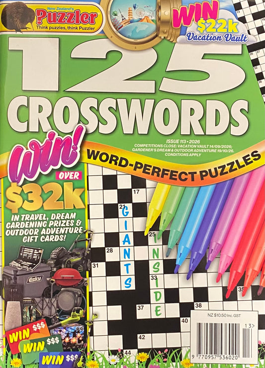 Puzzler 125 Crosswords