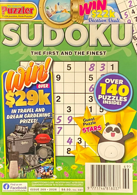 Puzzler Sudoku Magazine