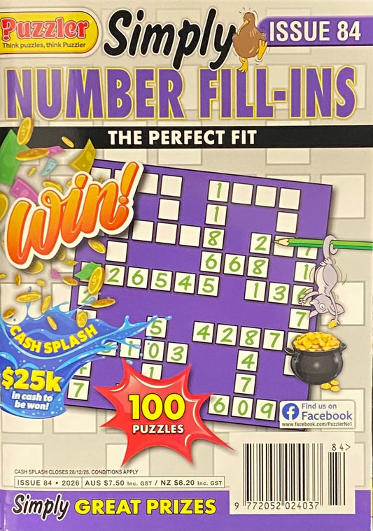 Puzzler Simply Number Fill Ins