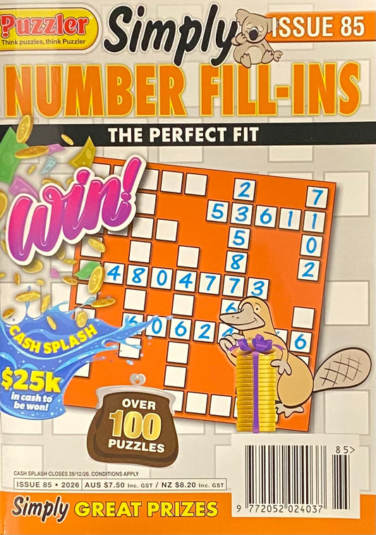 Puzzler Simply Number Fill Ins