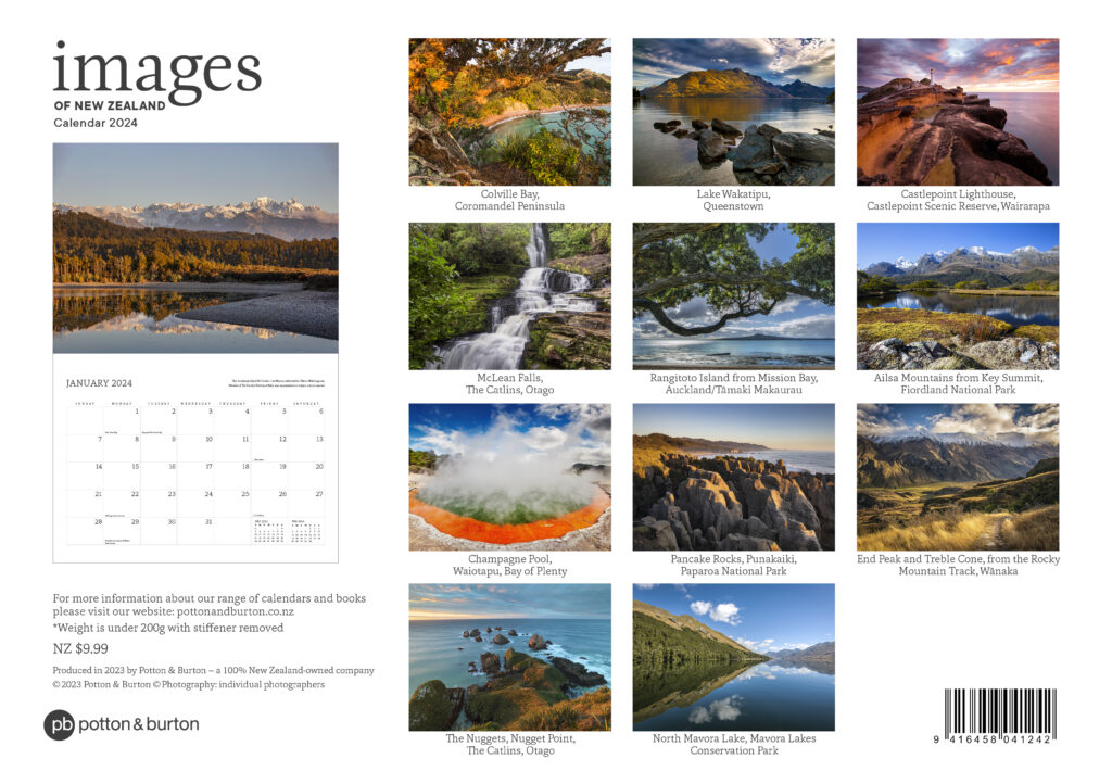 2024 Calendar Images Of New Zealand