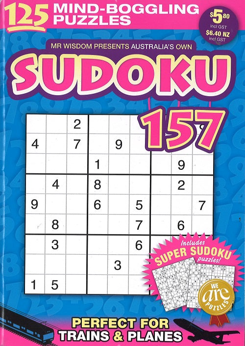 Mr Wisdom Presents Sudoku Magazine