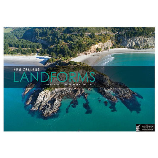 2024 Calendar New Zealand Landforms