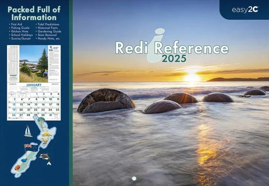 2025 Calendar NZ Redi Reference