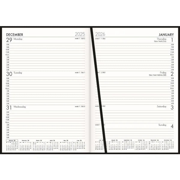 2026 Diary Windsor A5 Week to View Navy