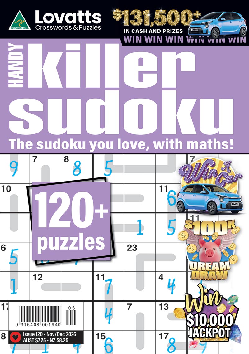 Lovatts Handy Killer Sudoku