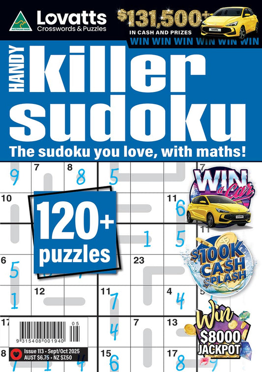 Lovatts Handy Killer Sudoku