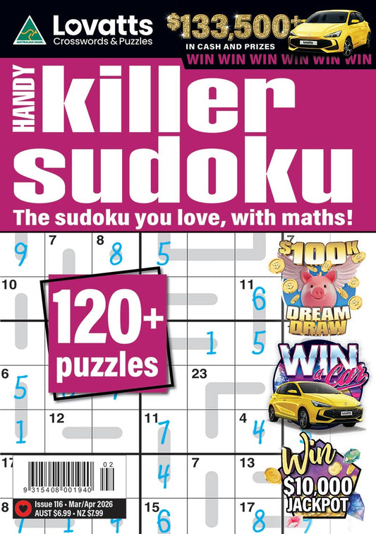 Lovatts Handy Killer Sudoku