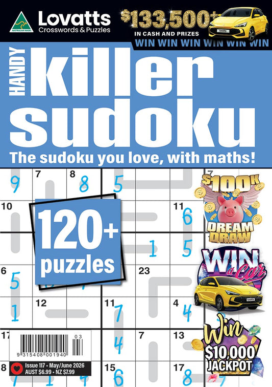 Lovatts Handy Killer Sudoku
