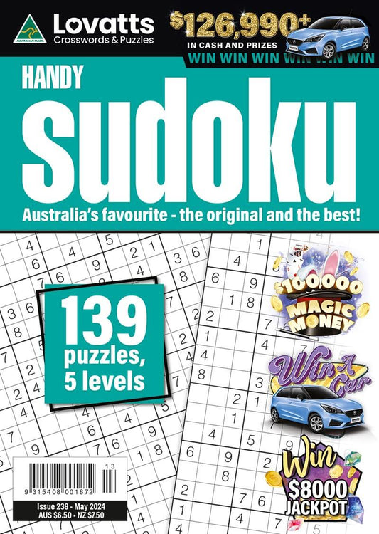 Lovatts Handy Sudoku Magazine