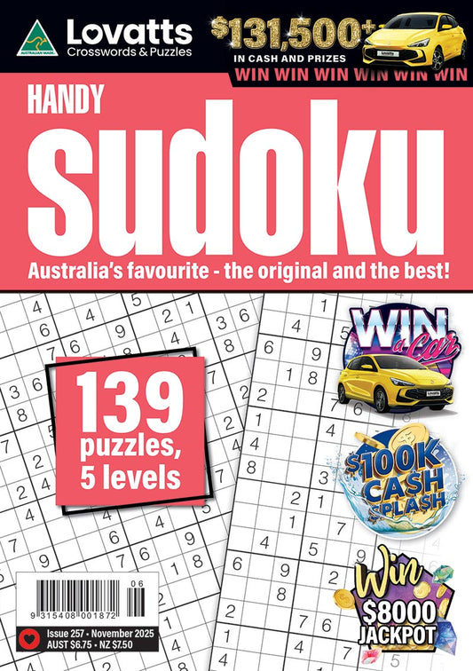 Lovatts Handy Sudoku Magazine