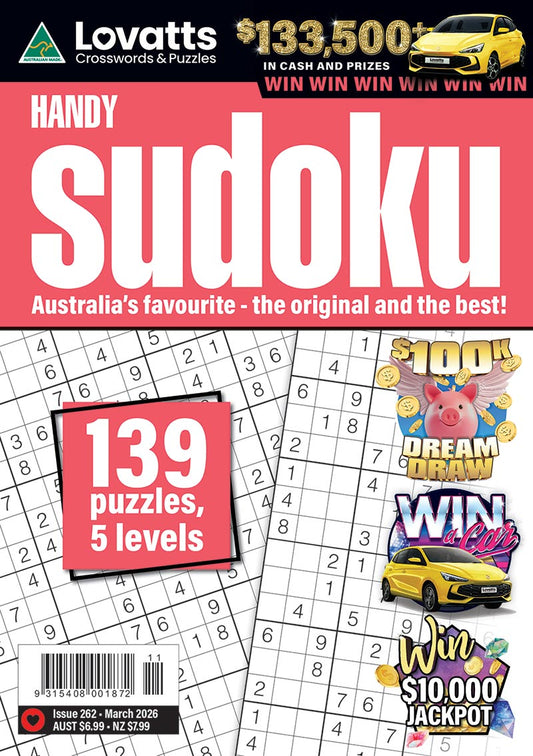 Lovatts Handy Sudoku Magazine