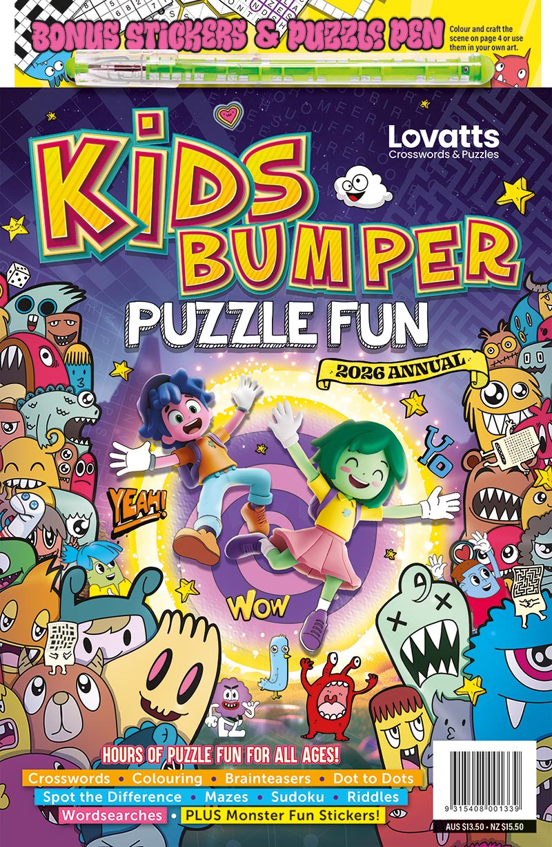 Lovatts Puzzle Fun for Kids Annual 2026