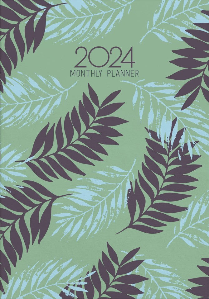 Diary 2024 Collins Monthly Planner A5 Leaf