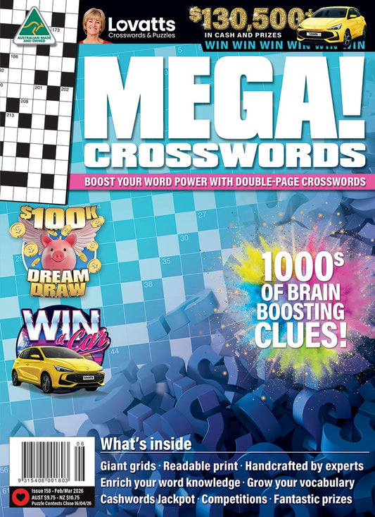 Lovatts Mega Crossword Book