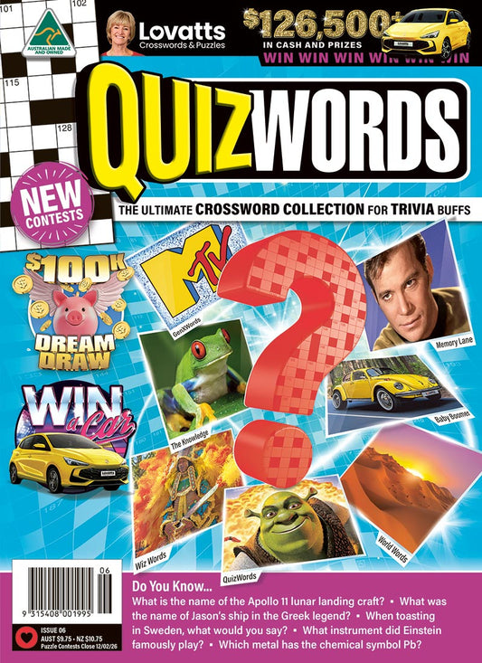 Lovatts QuizWords Magazine