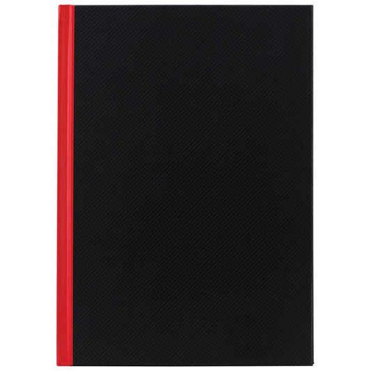 NOTEBOOK A5 RED & BLACK 100 LEAF - City Books & Lotto