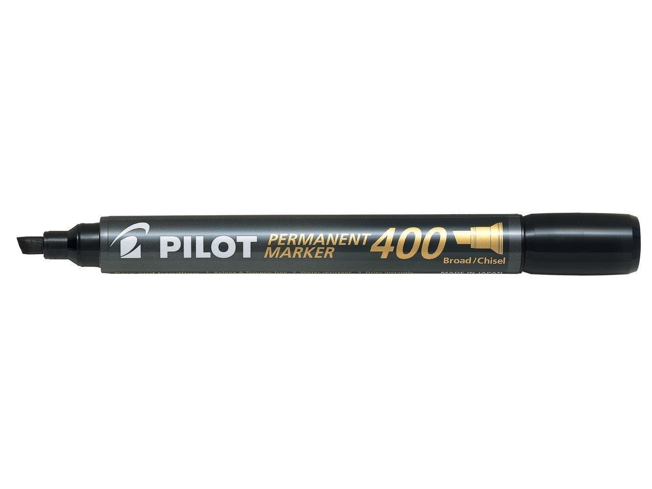 Pilot 400 Permanent Marker Chisel Black