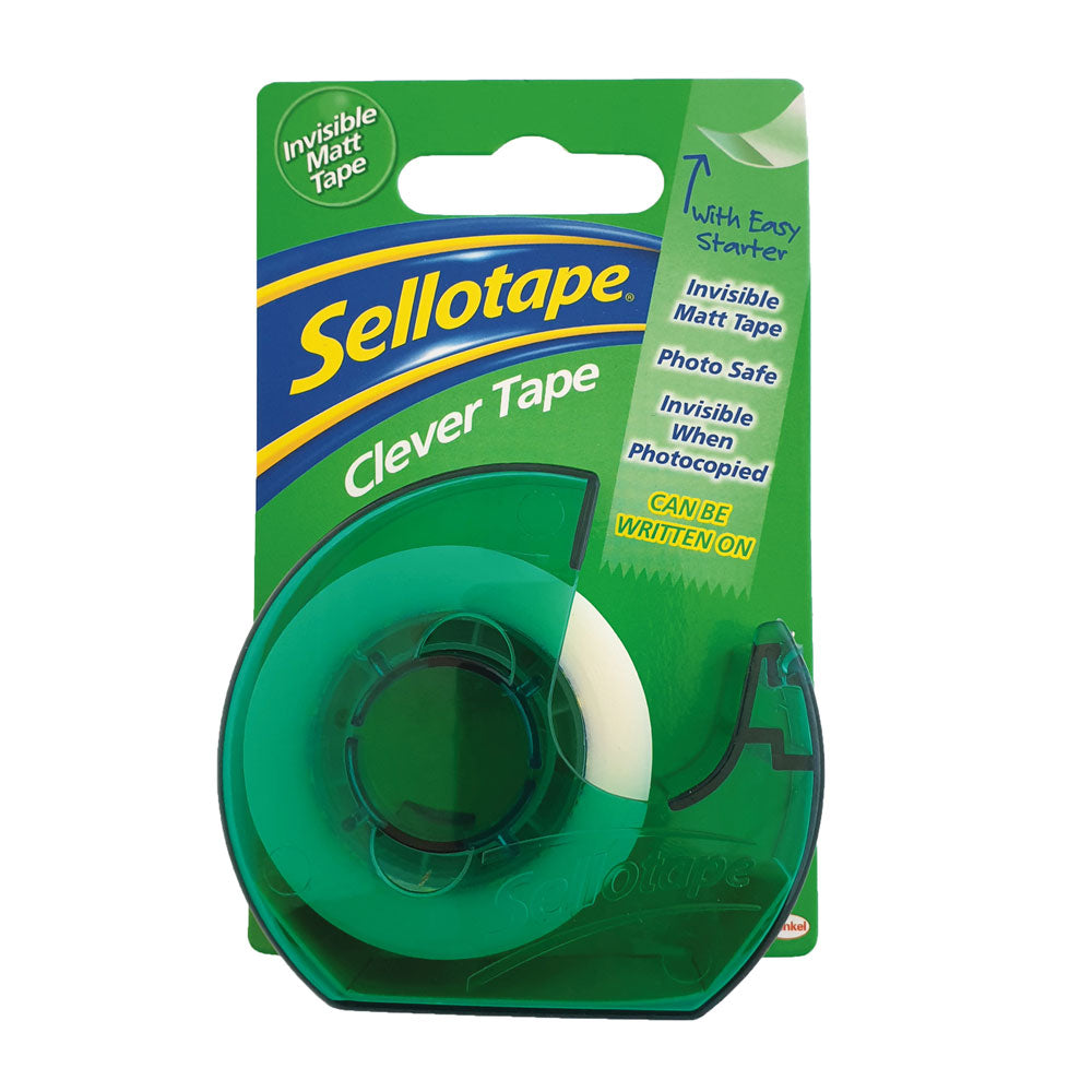 Sellotape Clever Tape on Dispenser 18mmx25m