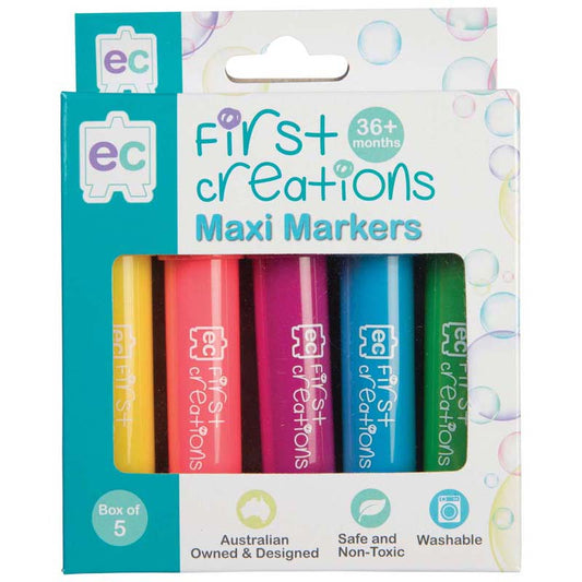 EC First Creations Maxi Markers Box 5 - City Books & Lotto
