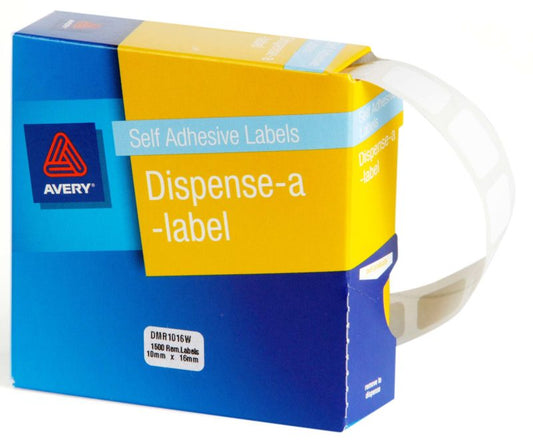 LABEL DISP AVERY RECT 10X16MM PK 1500 - City Books & Lotto
