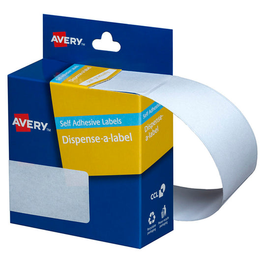 Avery Label Dispenser Dmr7627w 76x27mm White 180 Pack - City Books & Lotto
