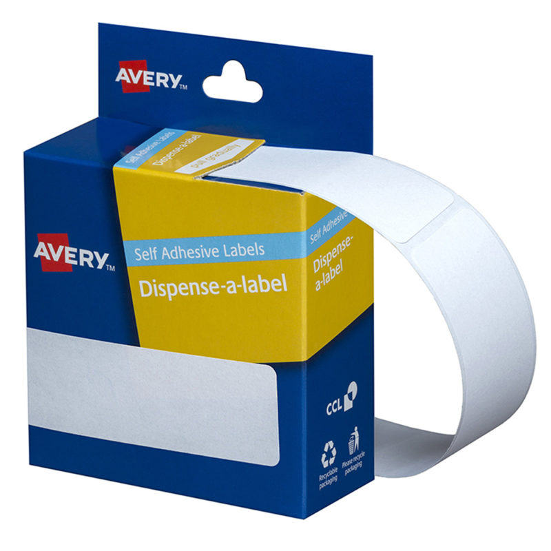 Avery Label Dispenser Dmr10124ral White 101x24mm 160 Pack - City Books & Lotto
