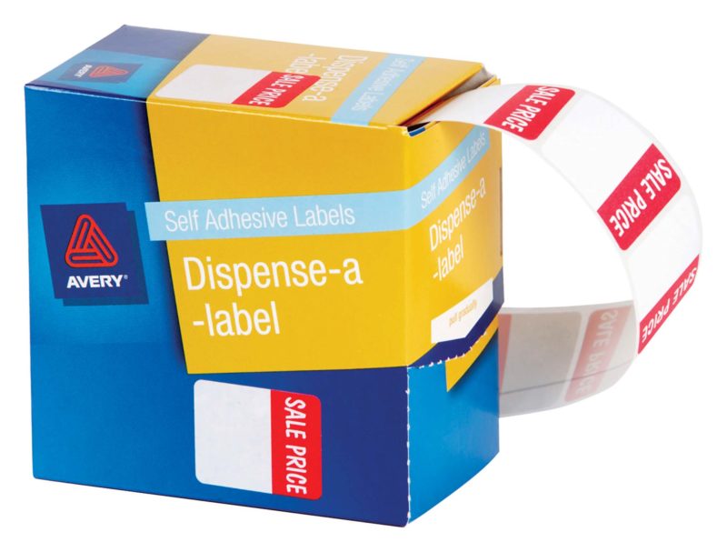 LABEL DISP AVERY SALE PRICE PK 400 - City Books & Lotto