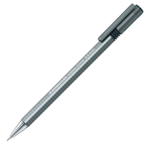 STAEDTLER TRIPLUS MICRO MECHANICAL PENCIL 0.5mm SILVER - City Books & Lotto