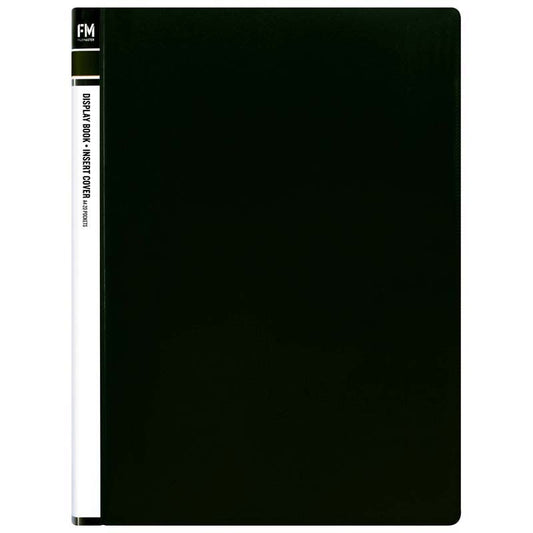 FM Display Book Black Insert Cover 20 Pocket - City Books & Lotto