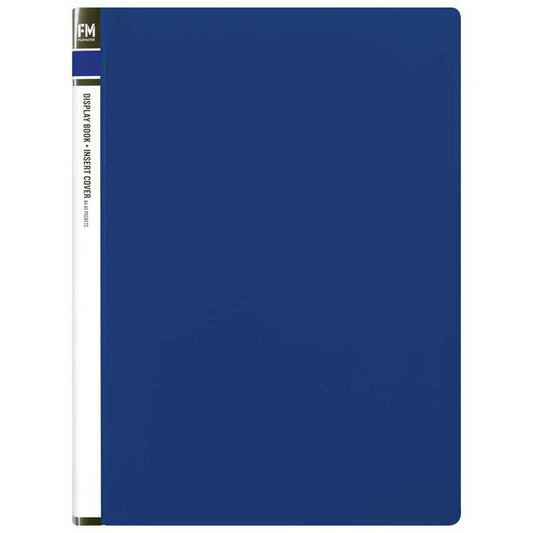 FM Display Book Blue Insert Cover 20 Pocket - City Books & Lotto
