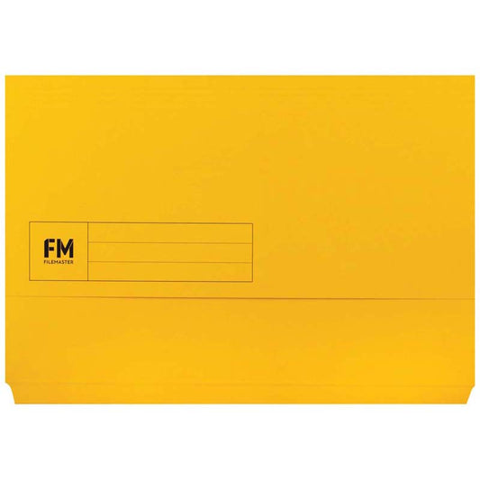 FM Document Wallet Yellow Foolscap - City Books & Lotto