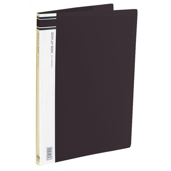 DISPLAY BOOK FM A4 40 PCKT BLACK - City Books & Lotto