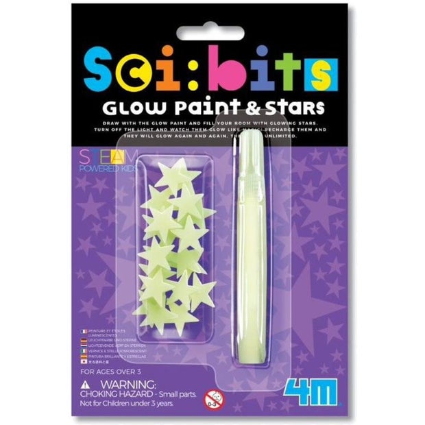 4M Sci:bits Glow Paint & Stars - City Books & Lotto